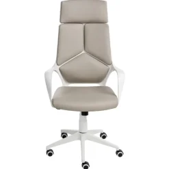 Leen Bakker DELIGHT - Bureaustoel - Taupe - Kunstleer