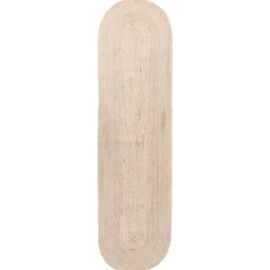 Leen Bakker DEMIRCI - Laagpolig vloerkleed - Beige - 80 x 300 cm - Jute