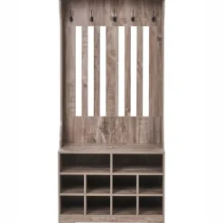 Leen Bakker DENILIQUIM - Schoenenkast - Donkerbruin - Hout