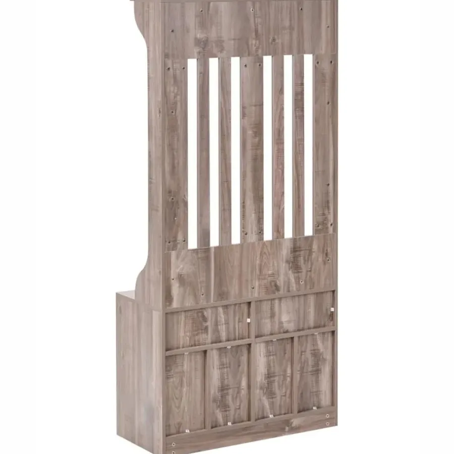 Leen Bakker DENILIQUIM - Schoenenkast - Donkerbruin - Hout