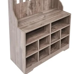 Leen Bakker DENILIQUIM - Schoenenkast - Donkerbruin - Hout