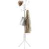 Kapstokken-ACAZA Design Kapstok met 12 Haken - Perfect in een Inkom hal - 182 cm - Wit