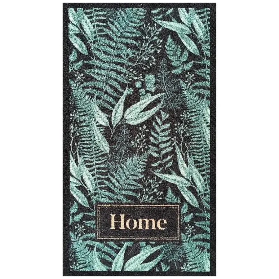 Deurmatten-Vica International Deurmat Forest Leaves groen - 66x120 cm