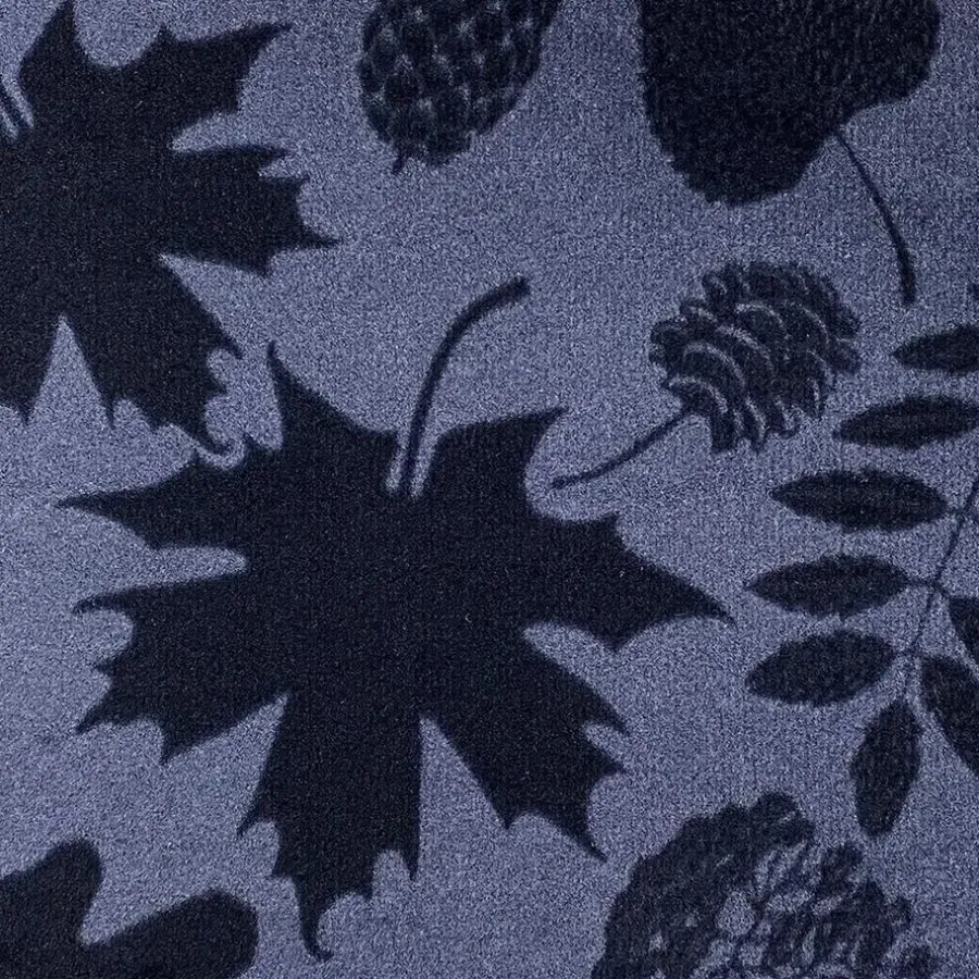 Vica International Deurmat Leaves Shadow antraciet - 40x60 cm