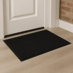 Deurmatten-Merkloos Deurmat Memphis - droogloopmat - zwart - 60 x 80 cm