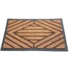 Deurmatten-IVOL Deurmat rubber/kokos 40x70 cm - Ruit
