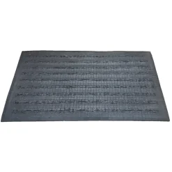Deurmatten-IVOL Deurmat rubber/kokos 40x70 cm - Streep