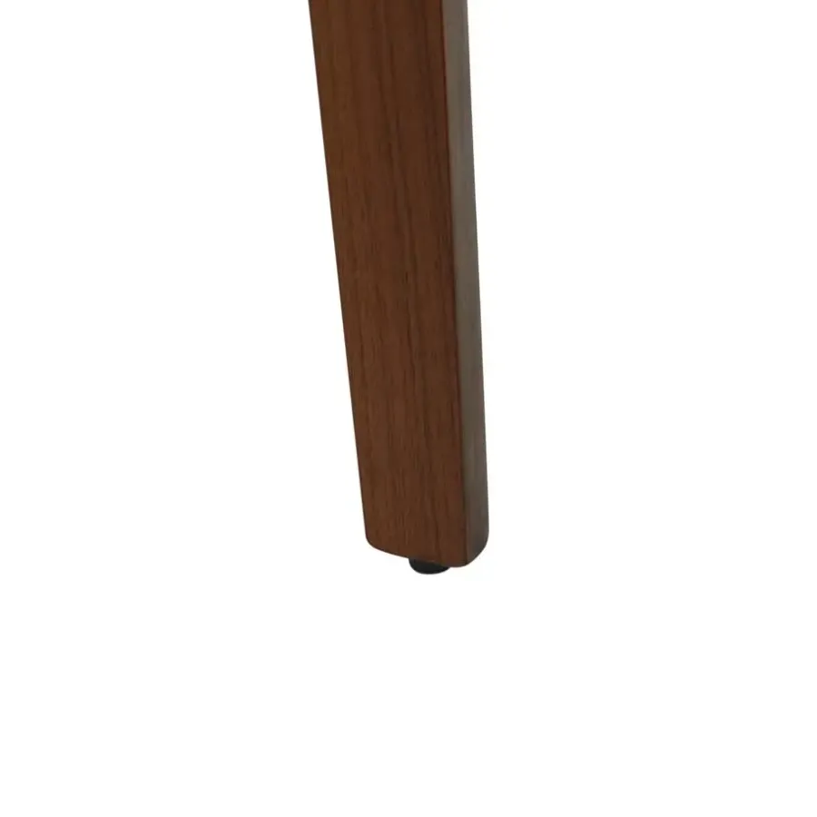 Leen Bakker DIANA - Eetkamerstoel set van 2 - Donkerbruin - Rubberhout