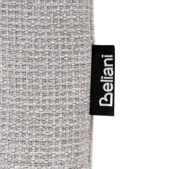 Beliani DINAN - Tweepersoonsbed - Lichtgrijs - 160 x 200 cm - Polyester
