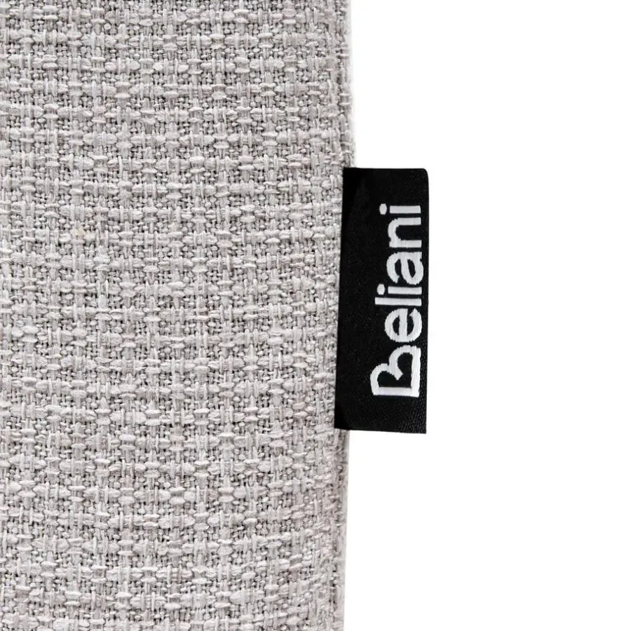 Beliani DINAN - Tweepersoonsbed - Lichtgrijs - 160 x 200 cm - Polyester