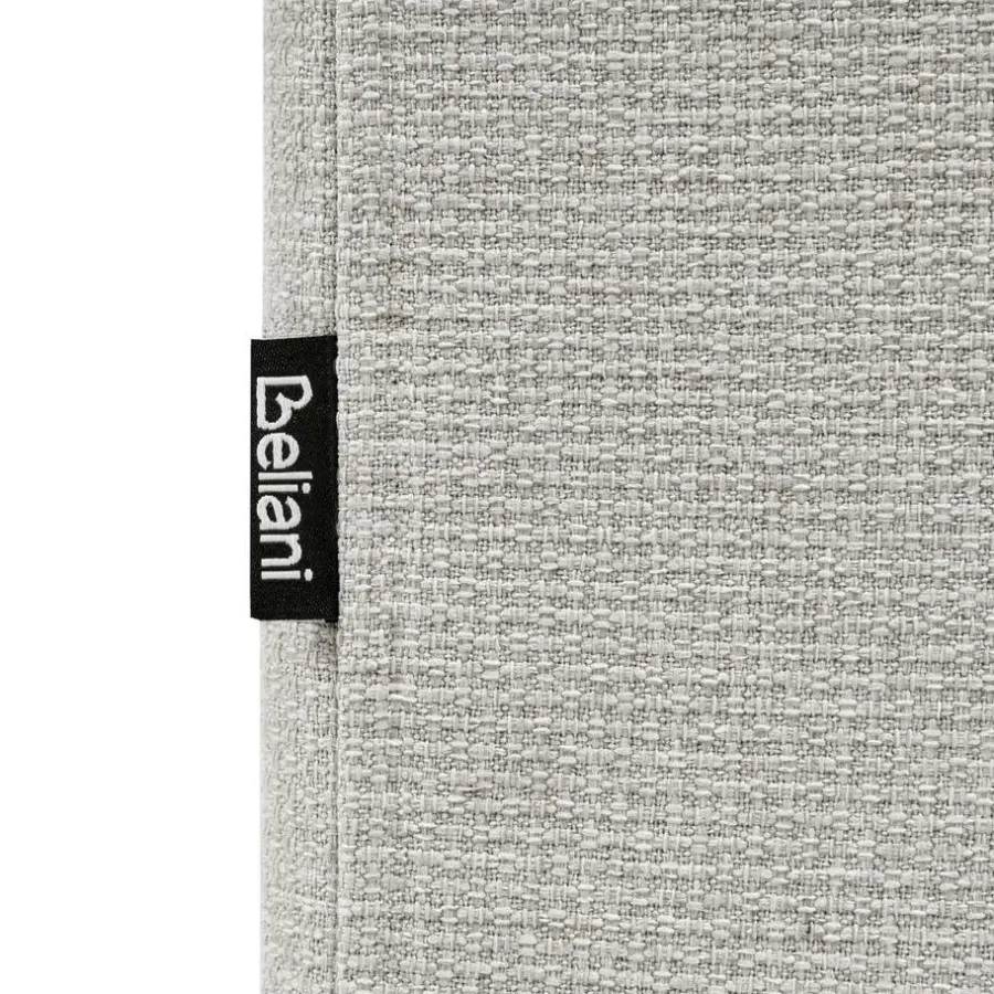 Beliani DINAN - Tweepersoonsbed - Lichtbeige - 140 x 200 cm - Polyester