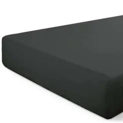 Hoeslakens-Dindi Home - Hoeslaken Basic Beauty - 180x200 cm - Zwart