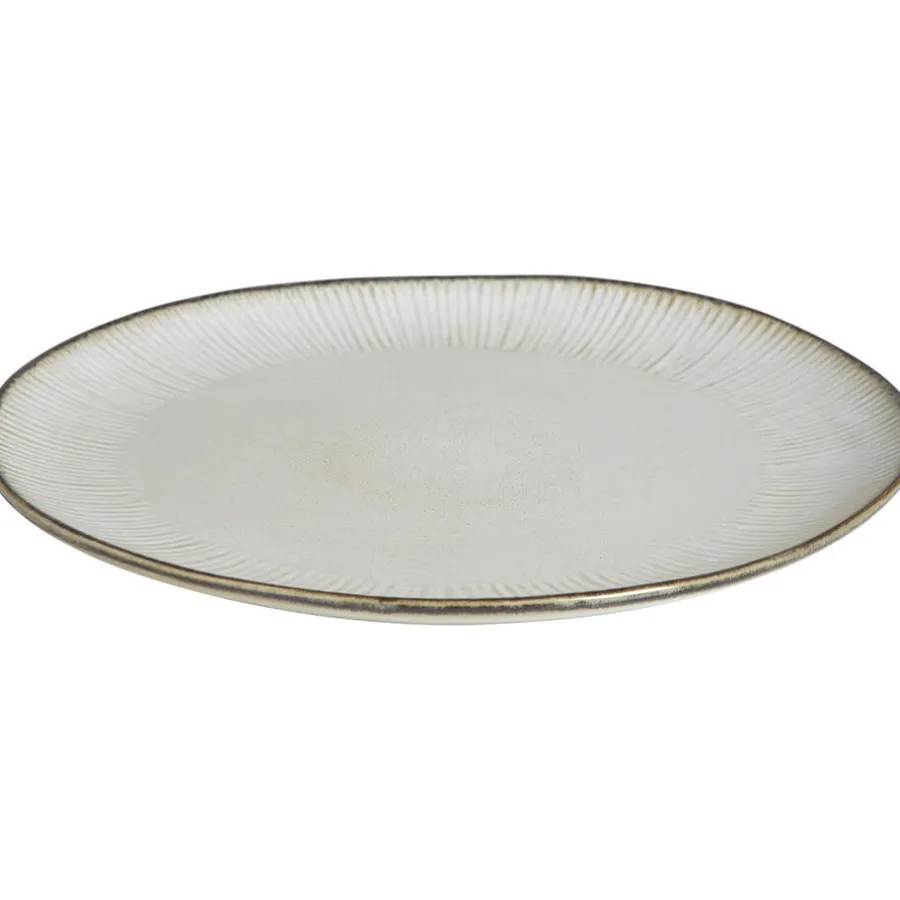 Dinerborden|Borden-Leen Bakker Dinerbord Sophie naturel stoneware Ø27,5 cm