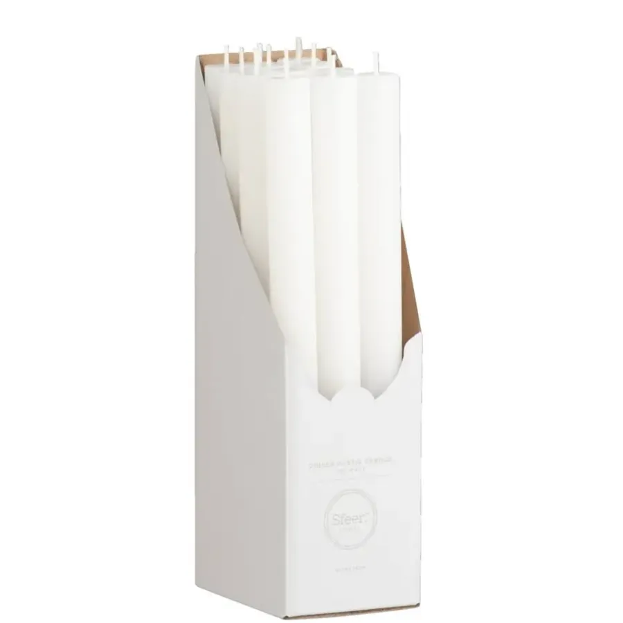 Leen Bakker Dinerkaars Rustiek - wit - 25 cm