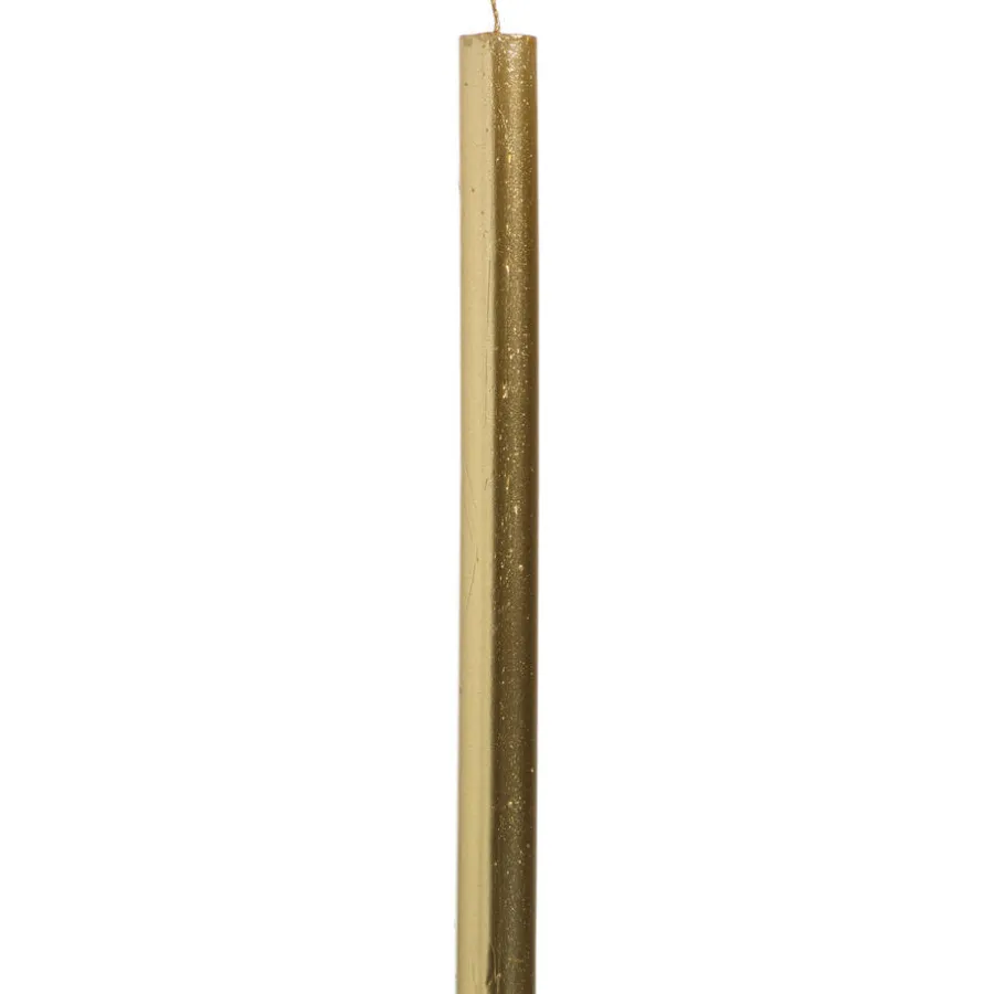 Leen Bakker Dinerkaars rustiek goudkleur - 25xØ2,1 cm
