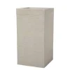 Bloempotten Voor Binnen-Beliani DION - Plantenbak - Lichtbeige - 40 cm - Klei-vezelmengsel