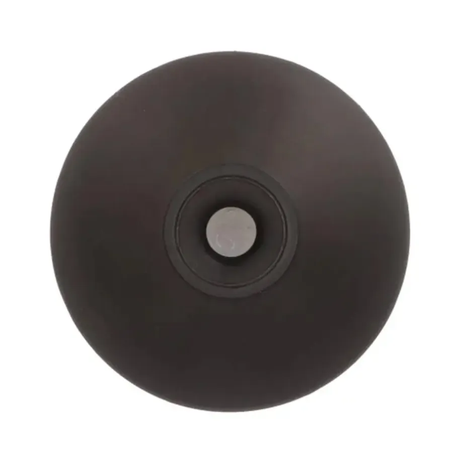 DK Design Bloemenvaas rond model - mat zwart - D13 x H15 cm