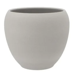 DK Design Plantenpot - Vinci - lichtgrijs mat - D24 x H28 cm