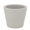 DK Design plantenpot - Vinci - lichtgrijs mat - D10 x H12 cm