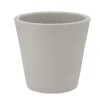 DK Design plantenpot - Vinci - lichtgrijs mat - D16 x H18 cm