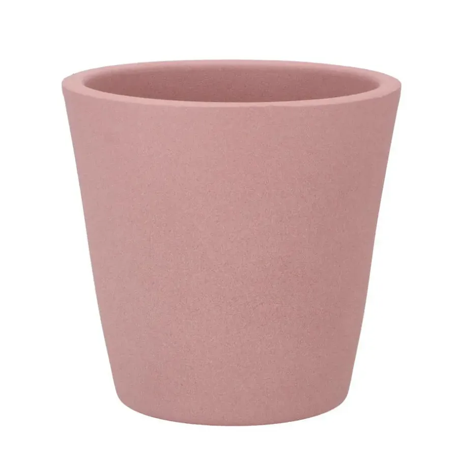 Bloempotten|Bloempotten Voor Binnen-DK Design Plantenpot Vinci - lichtroze mat - D16 x H18 cm