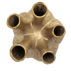 Vazen-DK Design vaas Aglio - tulpenvaas - goud mat - D20 x H25 cm