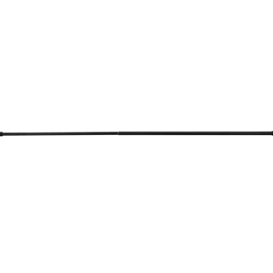 Gordijnroedes-ACAZA Douche Gordijnstang XL, aanpasbaar van 140 tot 260 cm, zelfklemmend, zwart