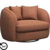 Loveseats-Leen Bakker Draaibare Loveseat Enzio - stof Pure - terra