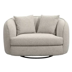 Loveseats-Leen Bakker Draaibare Loveseat Enzio - stof Sirena - greige