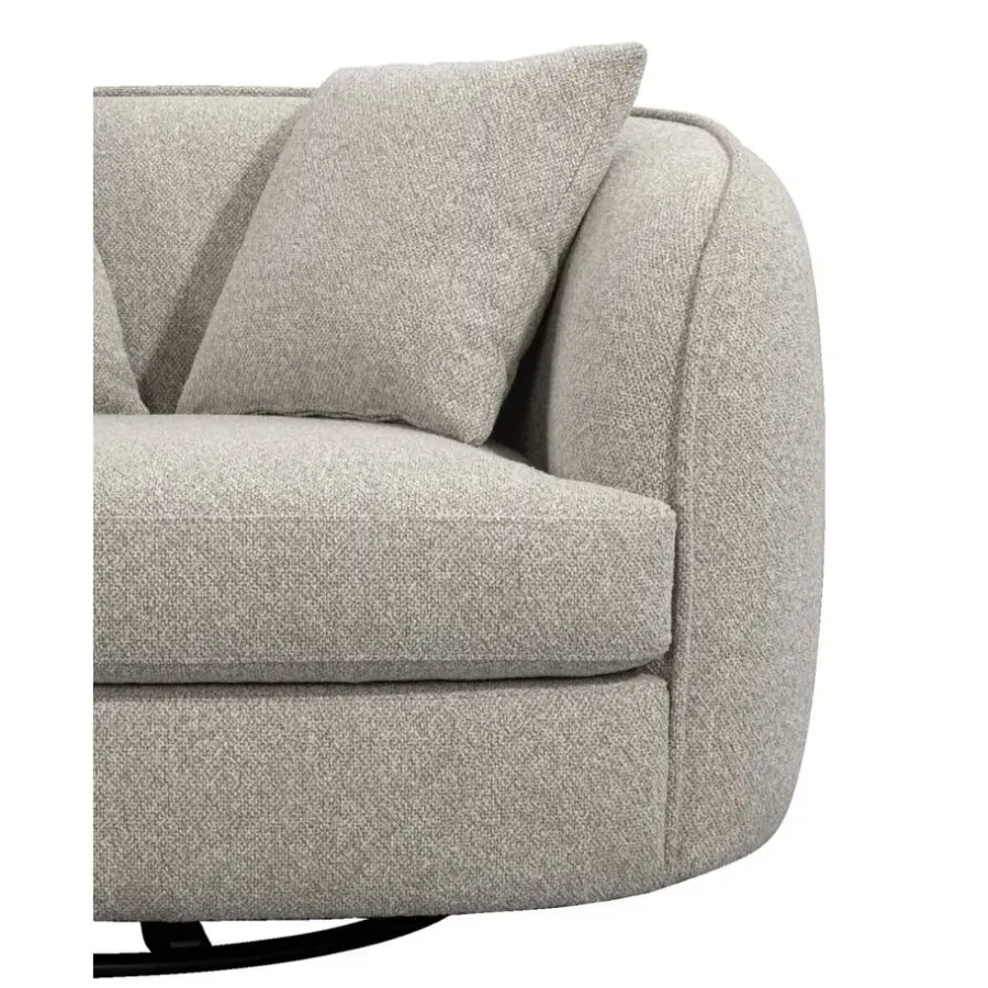 Loveseats-Leen Bakker Draaibare Loveseat Enzio - stof Sirena - greige
