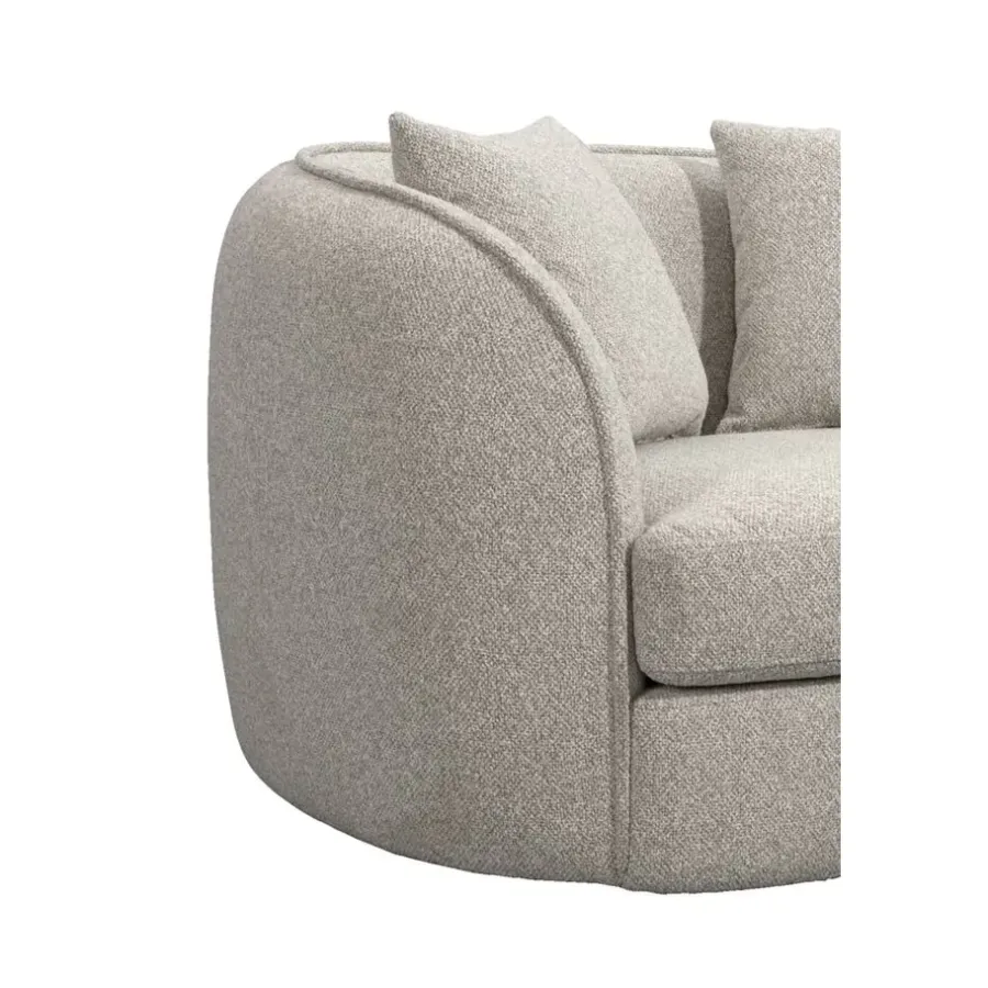 Loveseats-Leen Bakker Draaibare Loveseat Enzio - stof Sirena - greige
