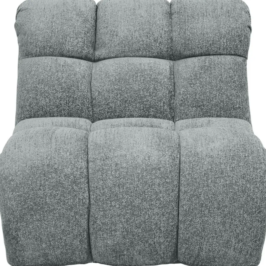 Fauteuils-Leen Bakker Draaifauteuil Beau - stof Raven - grijs
