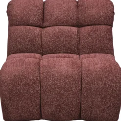 Fauteuils-Leen Bakker Draaifauteuil Beau - stof Raven - wijnrood