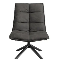 Fauteuils-Leen Bakker Draaifauteuil Clayton - antraciet