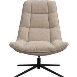 Fauteuils-Leen Bakker Draaifauteuil Emily - zand