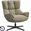 Leen Bakker Draaifauteuil Hidde - groen