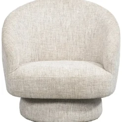 Fauteuils-Leen Bakker Draaifauteuil Lieve - beige