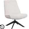 Fauteuils-Leen Bakker Draaifauteuil Nora - crème