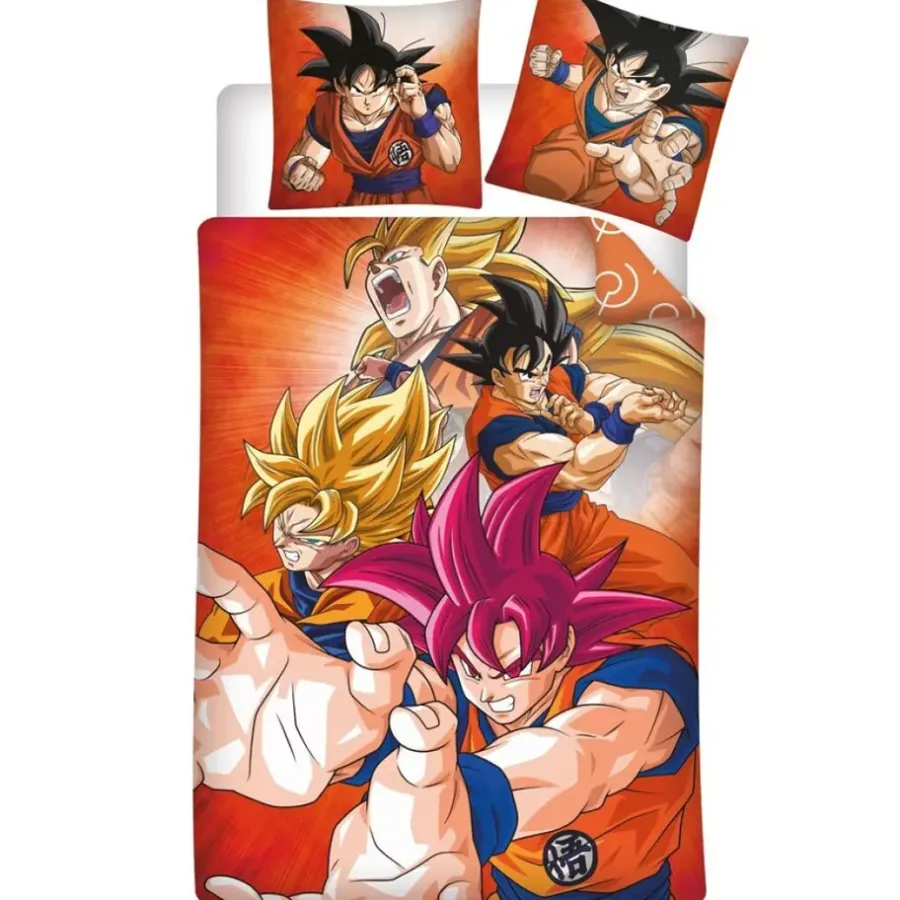Kinderdekbedovertrekken-Dragon Ball Z Dekbedovertrek, Z Warrior - Eenpersoons - 140 x 200 - Polyester