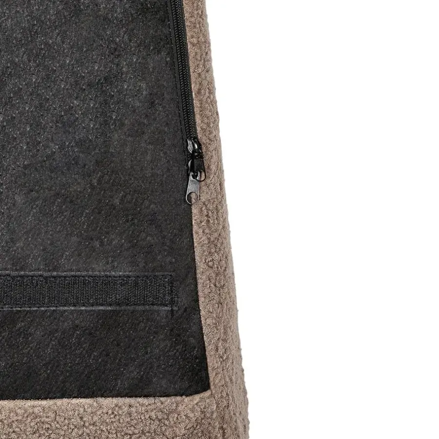 Beliani DRAMMEN - Chesterfield fauteuil - Bruin - Bouclé