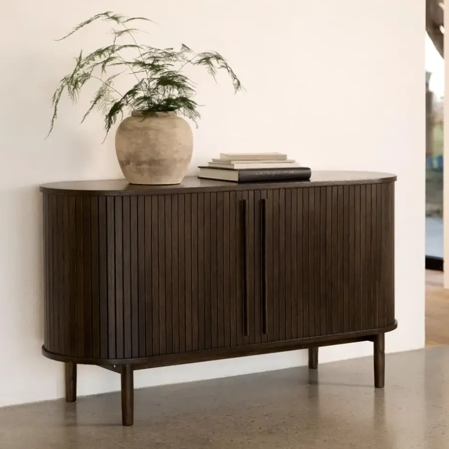 Giga Living Dressoir Donker Eikenhout - 140x45x76cm - Meta