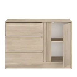 Dressoirs-Leen Bakker Dressoir Evi - eikenkleur - 76,8x109,8x50 cm
