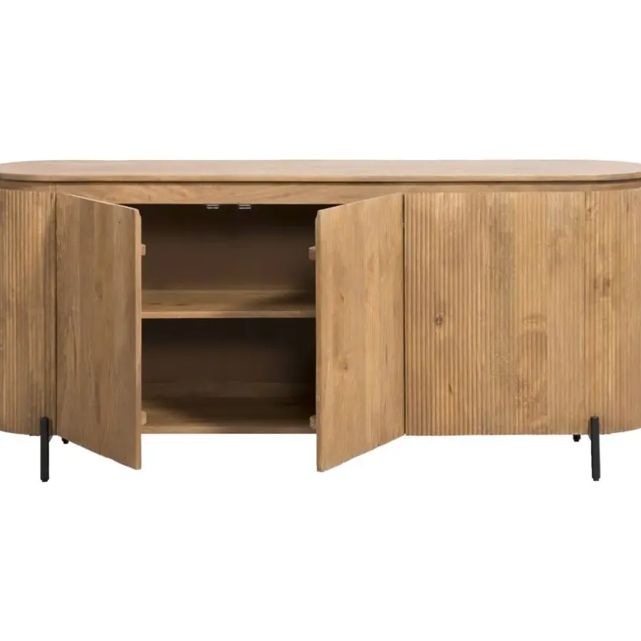 Dressoirs-Leen Bakker Dressoir Vito - lichtbruin - 81x180x43 cm