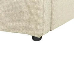 Twijfelaars-Beliani DREUX - Bed met opbergruimte - Beige - 140 x 200 cm - Polyester