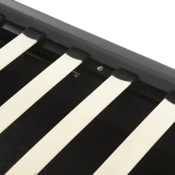 Twijfelaars-Beliani DREUX - Bed met opbergruimte - Grijs - 140 x 200 cm - Kunstleer