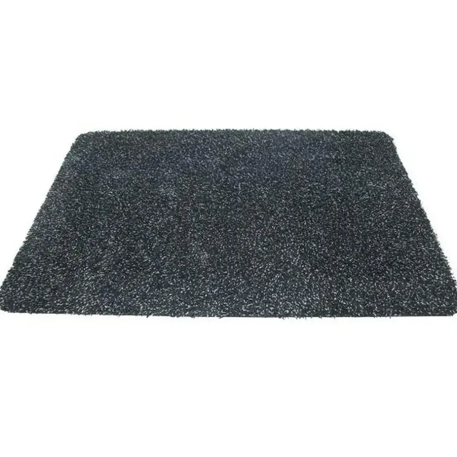 Merkloos Droogloopmat - antislip - antraciet - 40 x 60 cm - Deurmat