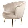 Fauteuils-DS4U - Feliz fauteuil velvet champagne/taupe