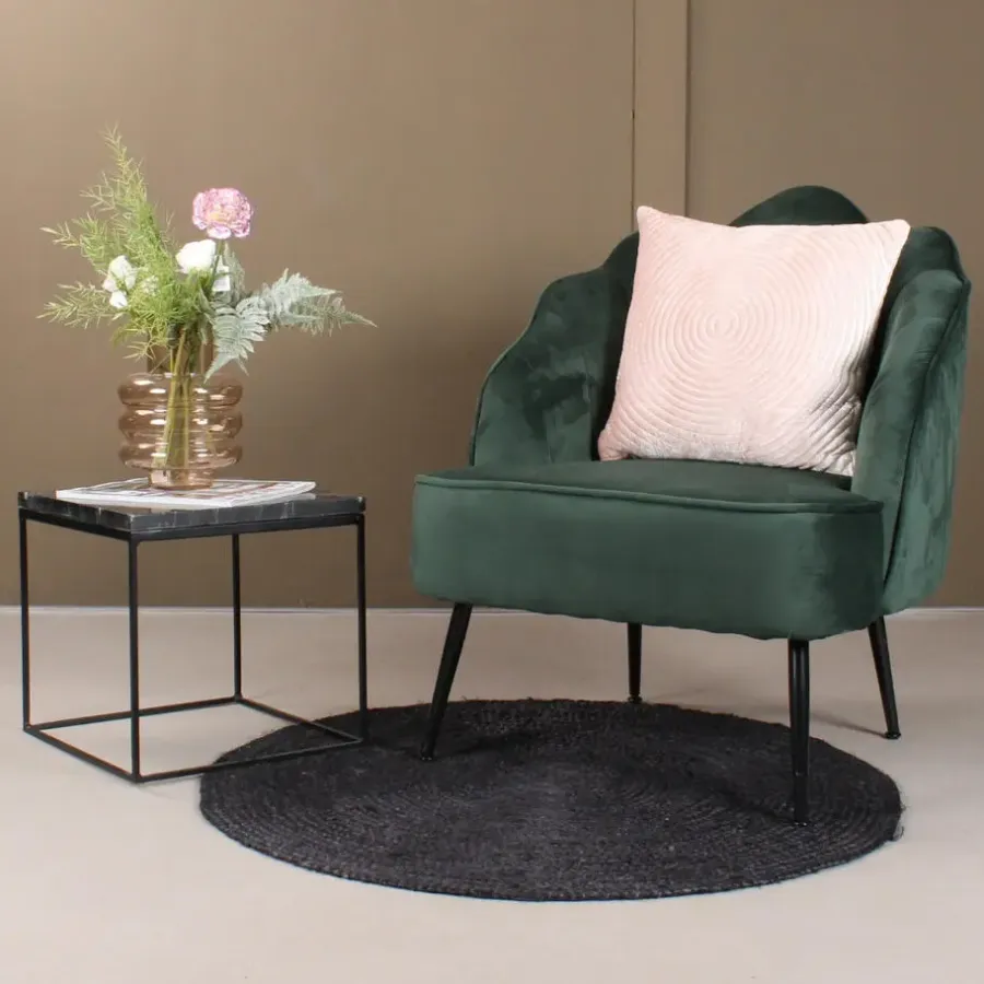 DS4U - Lindsey fauteuil - donkergroen