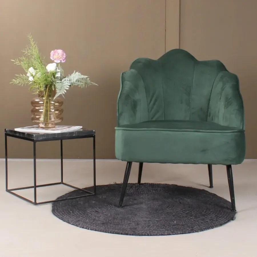 DS4U - Lindsey fauteuil - donkergroen