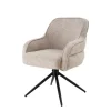 Eetkamerstoelen-DS4U - Loisa armstoel terugdraai - champagne